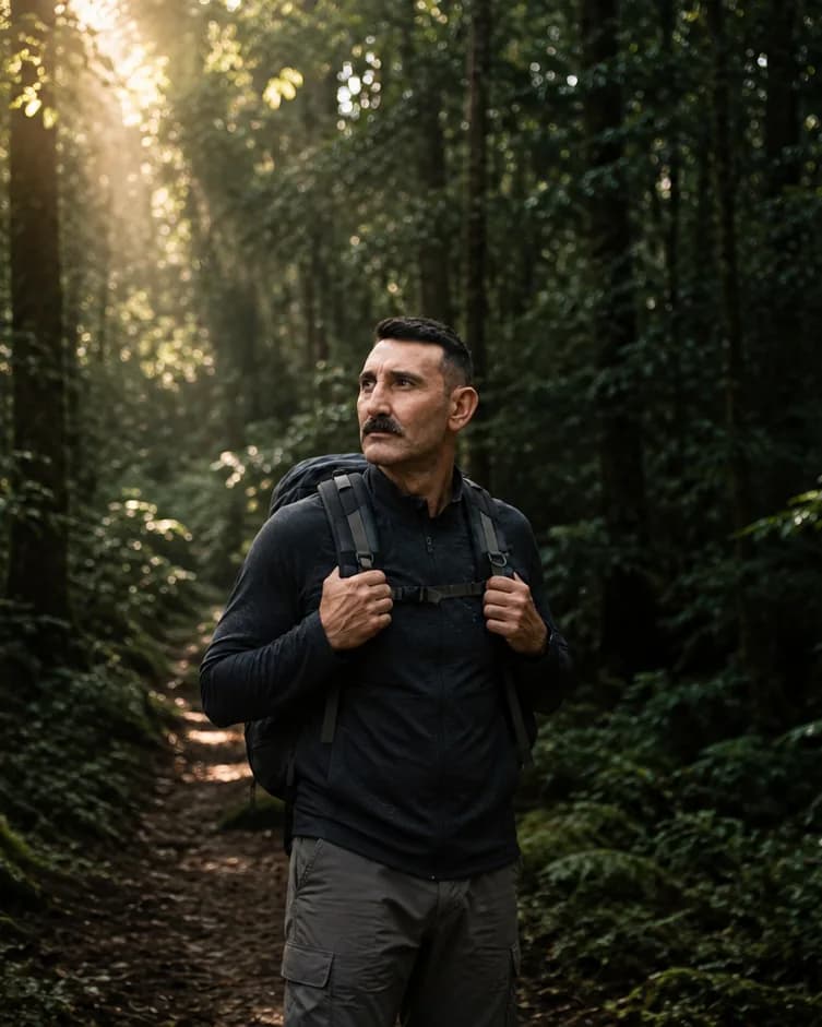Francisco López en la montaña